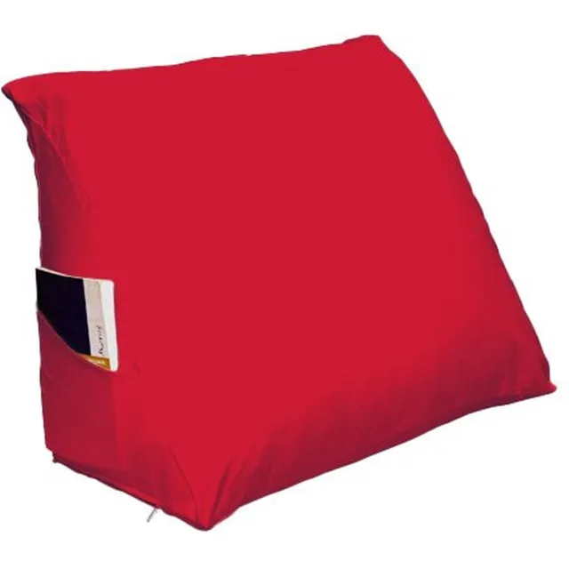 Ten Cate Leeskussen Hoes - Kussensloop - Rood - Geschikt voor Ten Cate Leeskussen - Leeskussen voor in bed - Zitkussen - Lekker Lui Lezen Kussen