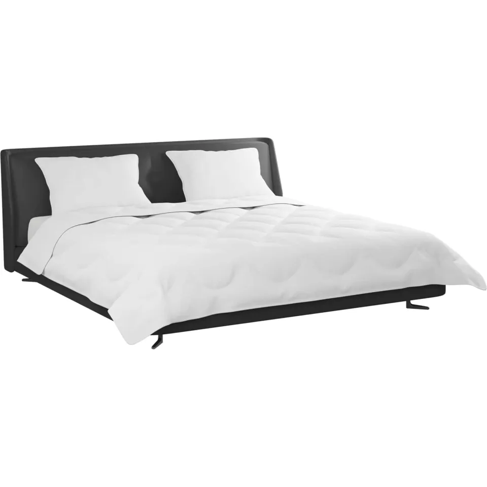 vidaXL Zomer Dekbed met kussen 3 st Wit Microvezel, foto 3