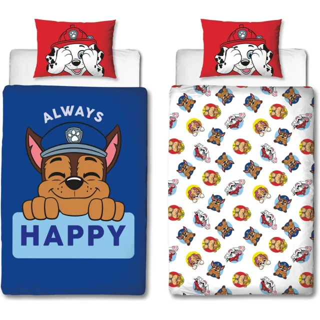 PAW Patrol Dekbedovertrek - Eenpersoons - 140 x 200 cm - Meerkleurig