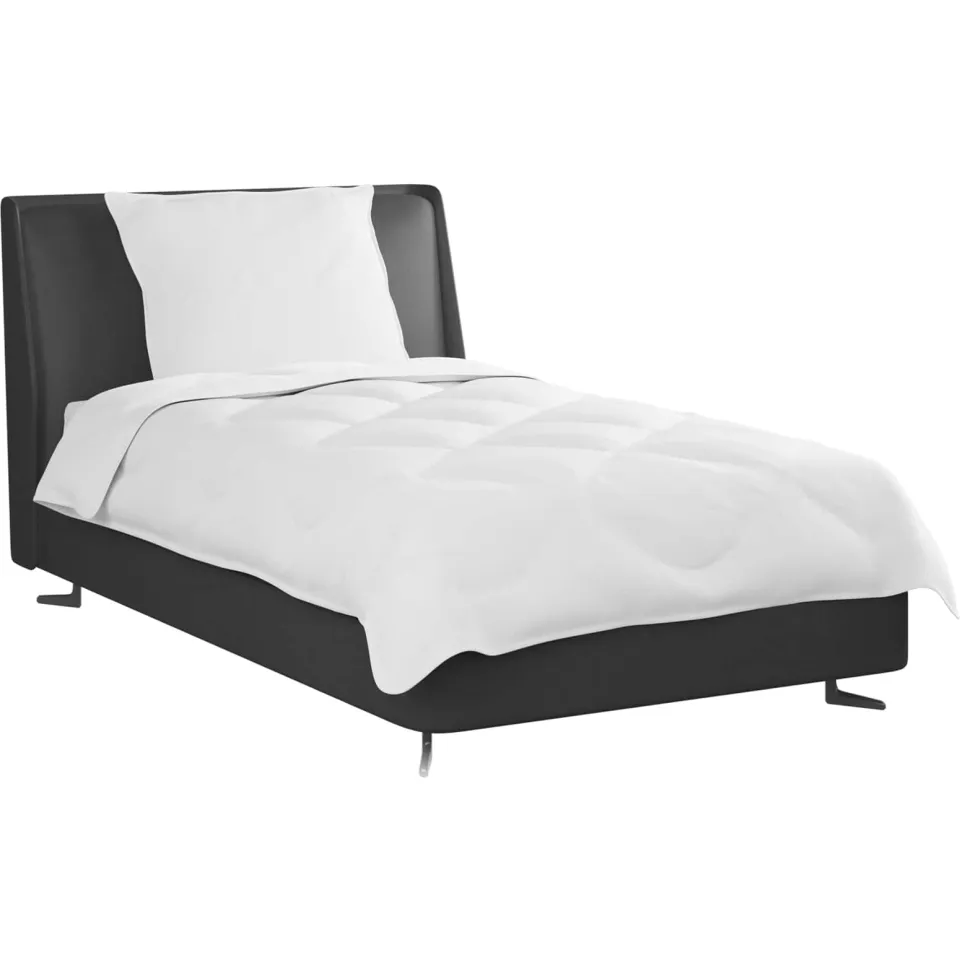 vidaXL Dekbed met kussen 2 st Wit Microvezel, foto 2
