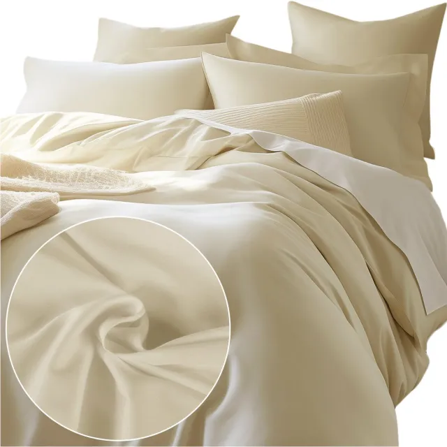 Darymex Carmen cotton Beddengoed + 2 kussenslopen 200x220 cm Crème Wit