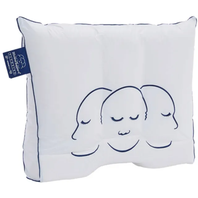 Silvana Support hoofdkussen wit Wit/blauw