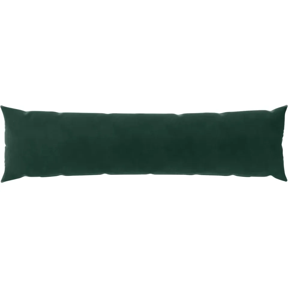 vidaXL Kussensloop HEERLEN Donkergroen 40 x 145 cm fluweel