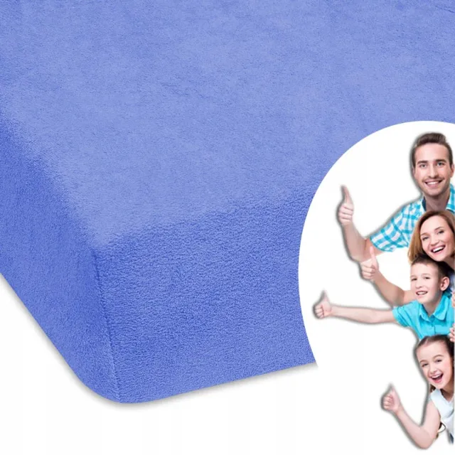 Designpremium Terry hoeslaken 60x90 cm met elastiek - Hoge kwaliteit, diverse kleuren Multicolor