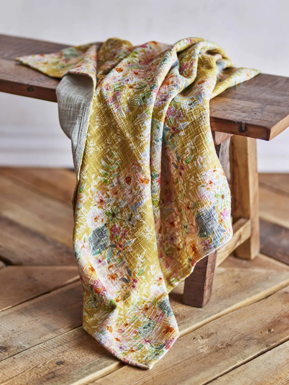 Creative Collection Manoj plaid mosterdgeel, foto 3