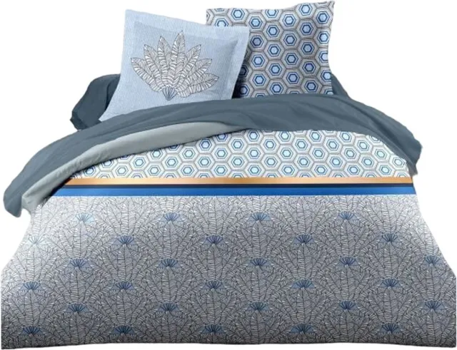 HOME LINGE PASSION Noorse hoes HOME LINGE PASSION Wit Blauw 240 x 260 cm