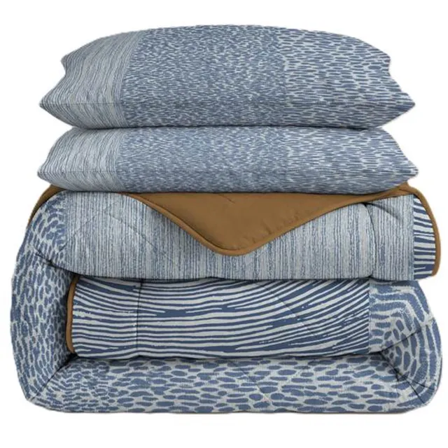 Vellora Mist wasbaar dekbed - Lits-jumeaux - 240x220 cm - Blauw