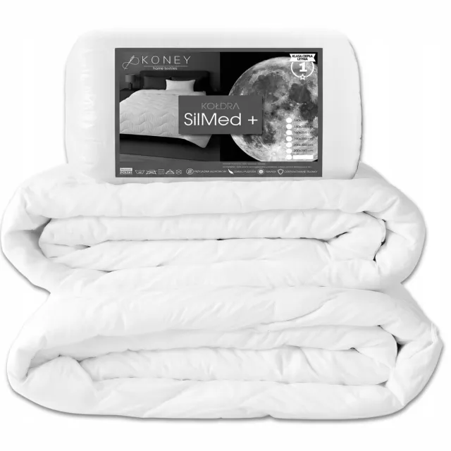Koney Zomerdekbed 200 x 220 cm - synthetisch - Wit - 100 g/m²