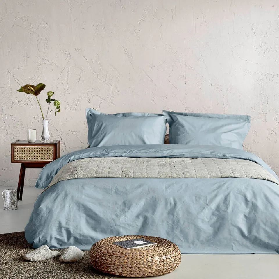 Walra percale dekbedovertrek blauw, foto 4