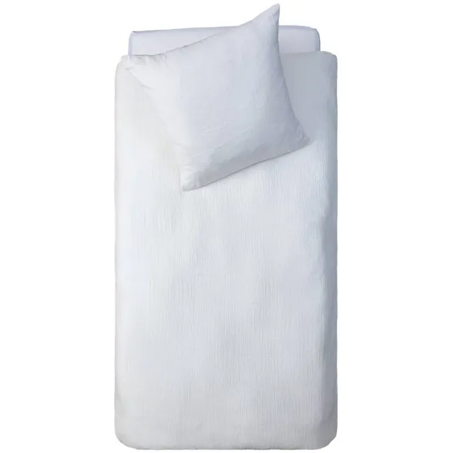 Atmosphera Créateur d'intérieur® Beddenset van katoenen gaas LILI Blanc
