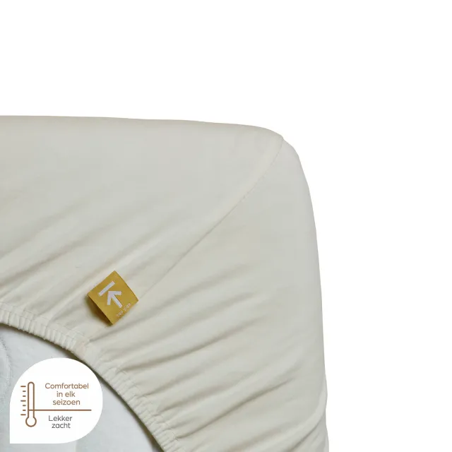 Beddinghouse jersey hoeslaken offwhite, foto 5