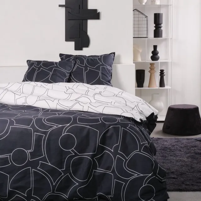 Today Tweepersoonsbedset - TODAY - Sunshine 13,6 - 220 x 240 cm - 100% Bedrukt katoen MULTICOULEUR