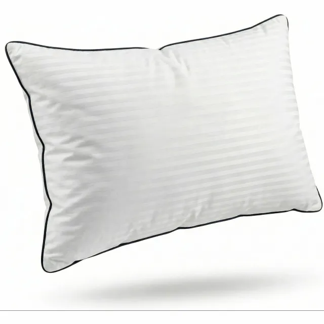 Blumtal Premium Hoofdkussen - 40 x 80 cm - Met Ultra Aanpasbare Nano Vezel Vulling - Met Ritssluiting Wit