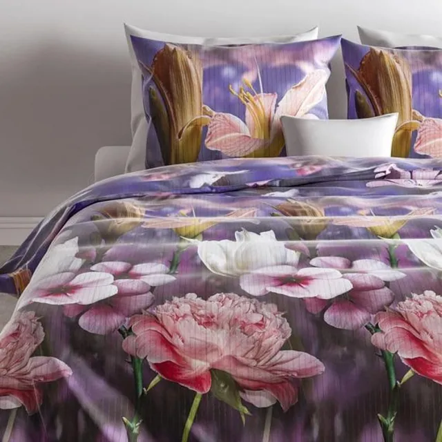 Zo! Home ZoHome Dona Dekbedovertrek - Litsjumeaux - 240x200/220 cm - Purple paars