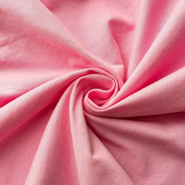 velvethome Hoeslaken | 100% gekamd katoen 165gsm | Bedlaken tot 25 cm matrashoogte | Jersey | Premium kwaliteit | Mooie kleuren | Roze | 30