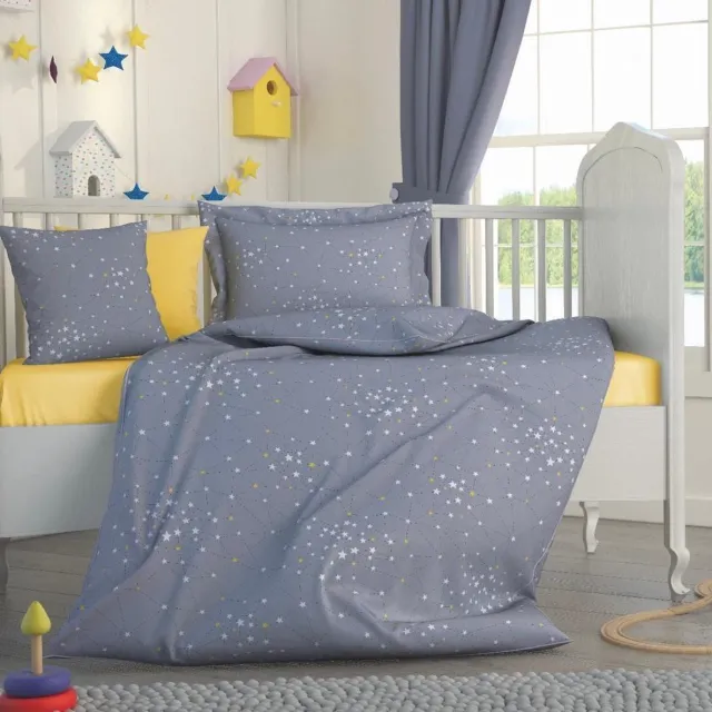 Lubna Home Dekbedovertrekset Eenperson 140x200cm DEKBEDOVERTREKSET 1XKUSSENSLOOP 60X70CM GRIJS