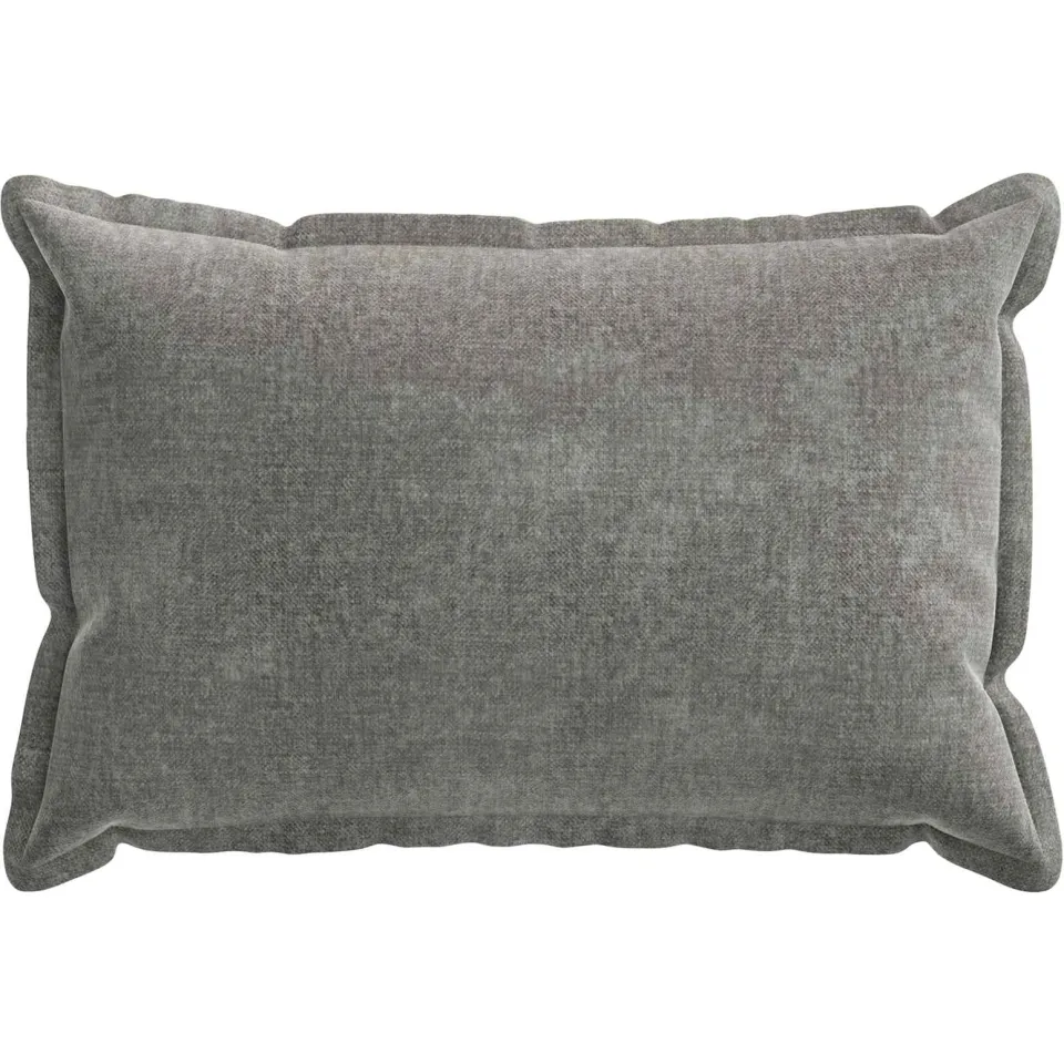 vidaXL Kussensloop 6 st HOUTEN Donkergrijs 50 x 70 cm Chenille Stof