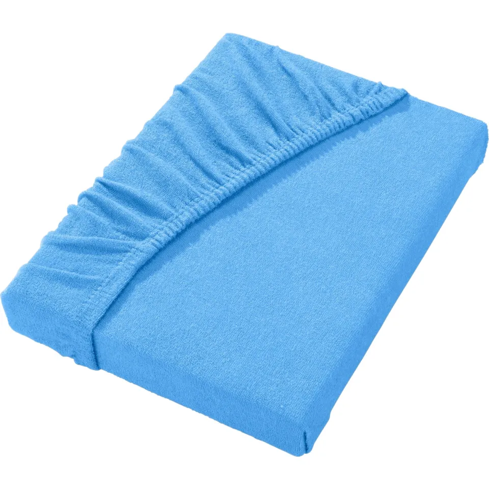 Hoeslaken blauw bleu
