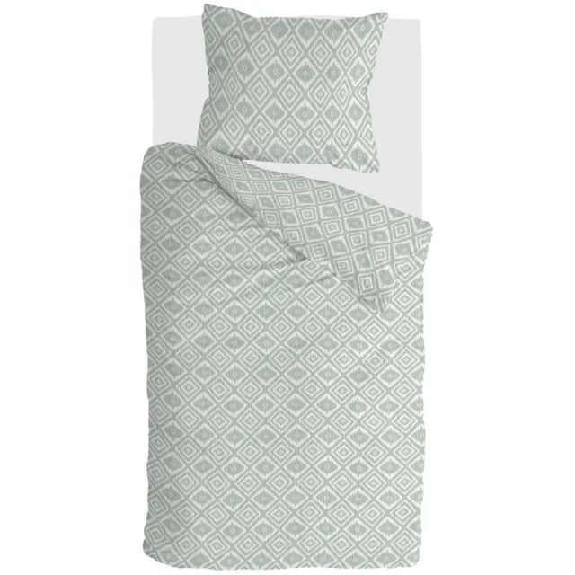 BYRKLUND Dekbedovertrek Bella - 140x220 - 80% Polyester / 20% Katoen - Grijs
