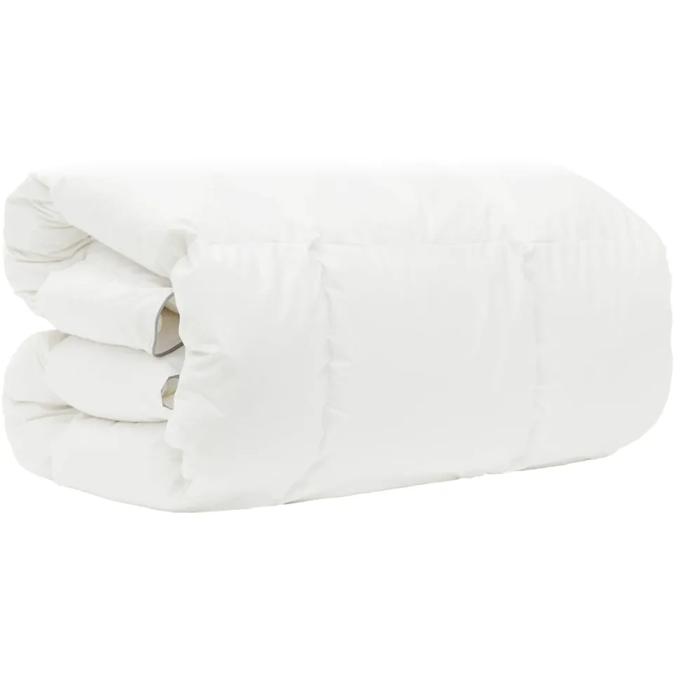 vidaXL Dekbed FULDA 140 x 200 cm 4 seizoenen 210 GSM 90% Gansendons wit, foto 4