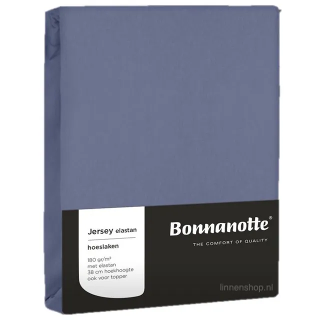 Bonnanotte (topper) Hoeslaken Jersey Elastan Denim 90/100x200/220