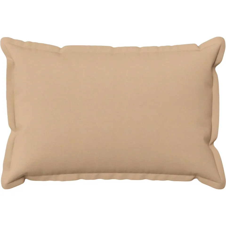 vidaXL Kussensloop 2 st HOUTEN Crèmekleurig 50 x 70 cm Faux Linnen