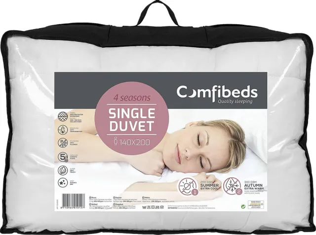 Comfibeds 4-seizoenendekbed (1-persoons) 140 x 200 Wit