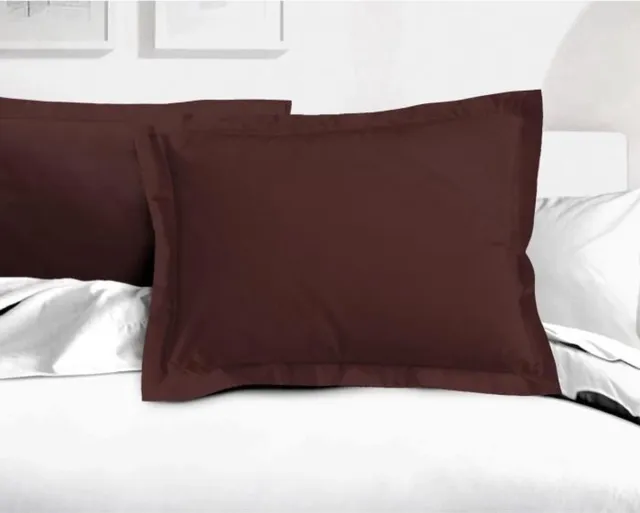 LOVELY HOME Set van 2 kussenslopen - LOVELY HOME - LH71587 - 60 x 80 cm - Bruin MARRON