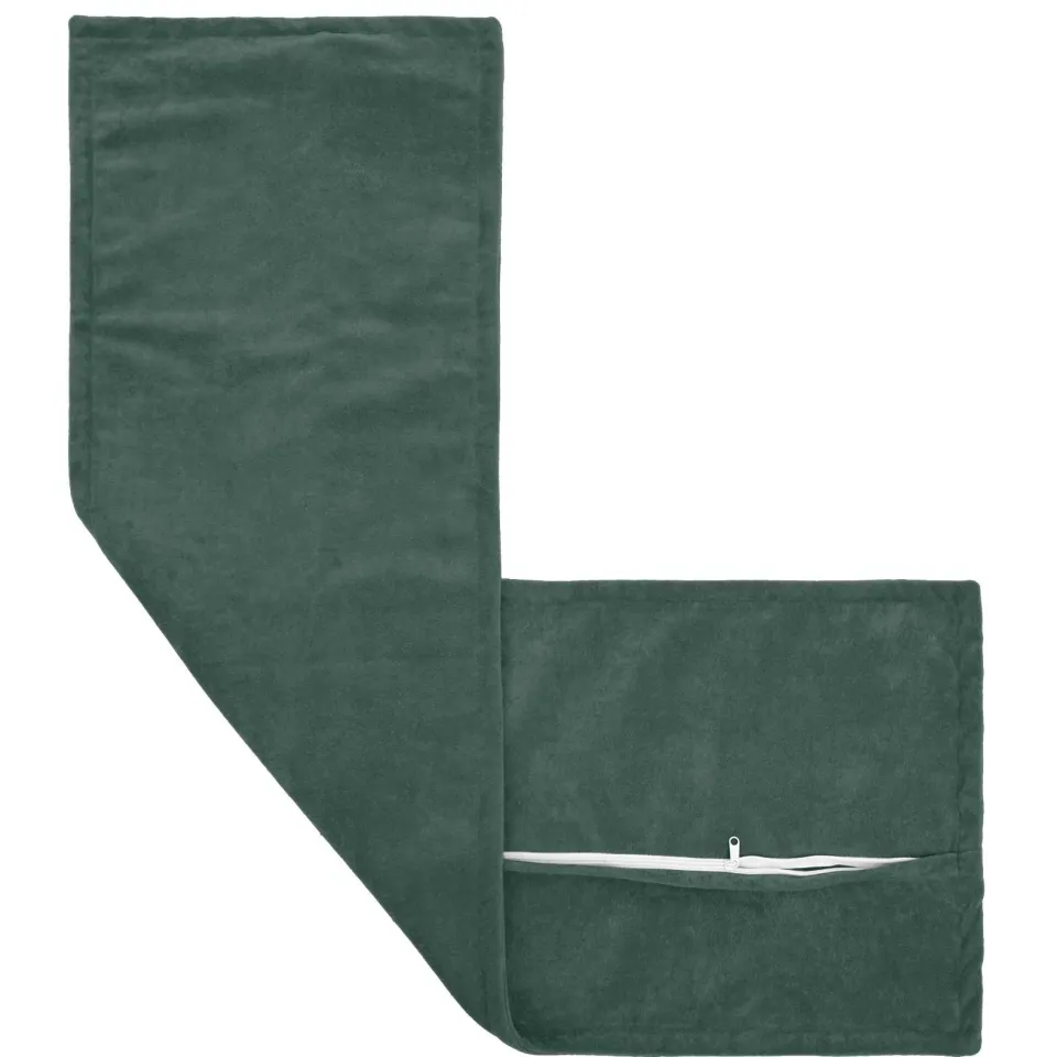 vidaXL Kussensloop 2 st HOUTEN Zee blauw 40 x 145 cm Microfiber Fleece, foto 3