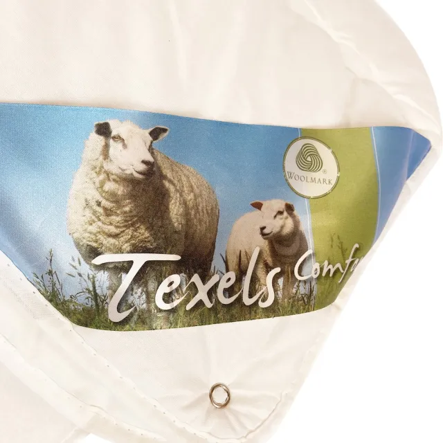 TIMZO Texels Comfort All-Season Dekbed - Wol - 200x200 cm Wit
