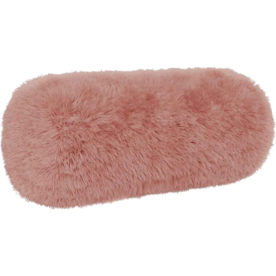 vidaXL Kussensloop 6 st HEERLEN Roze Dia. 15 x 40 cm PV Fleece, foto 4