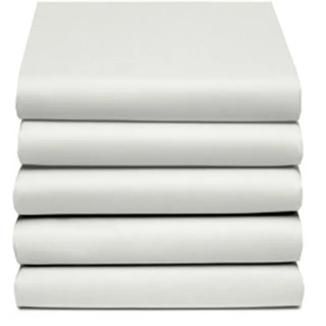 Hs Satijnen Hoeslaken - Luxe Slaapcomfort - 180x200 cm - Litsjumeaux - Hoekhoogte 30 cm - Offwhite - Restant Actie!