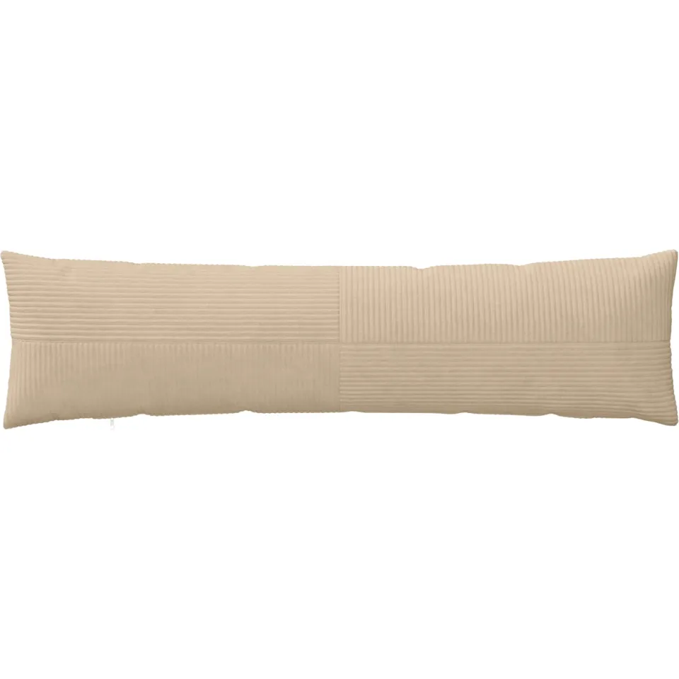 vidaXL Kussensloop ALMELO Taupe 40 x 145 cm corduroy, foto 2