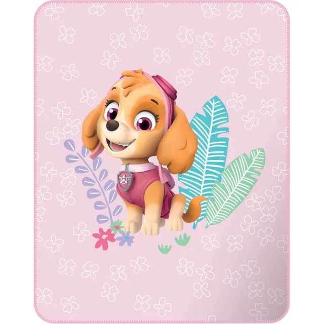 PAW Patrol Fleece Deken, Paradise - 110 x 140 cm - Polyester Roze