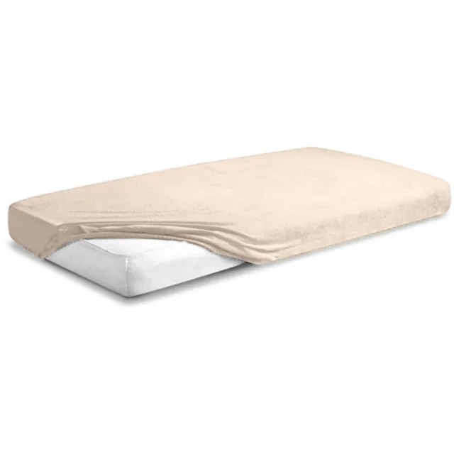 Matex Premium Serie - Frotte Hoeslaken - 110x190 cm - 120x200 cm - Beige