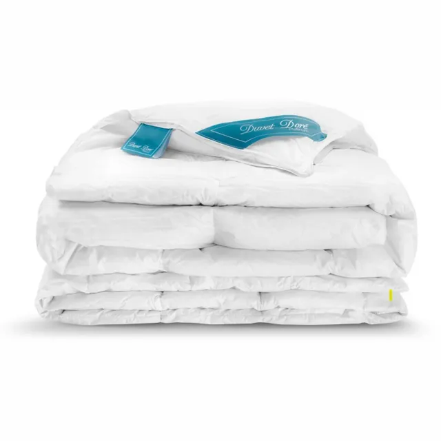 Ducky Dons Nederland Duvet Dorré Platinum - Ducky Dons - Donzen Dekbed - Enkel Dekbed - All Year Dekbed - 100% donzen Dekbed - Warmteklasse 2 - 200 x 220 Dekbed Wit