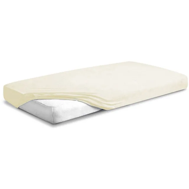 Matex Frotte Hoeslaken - 90/ - Ecru