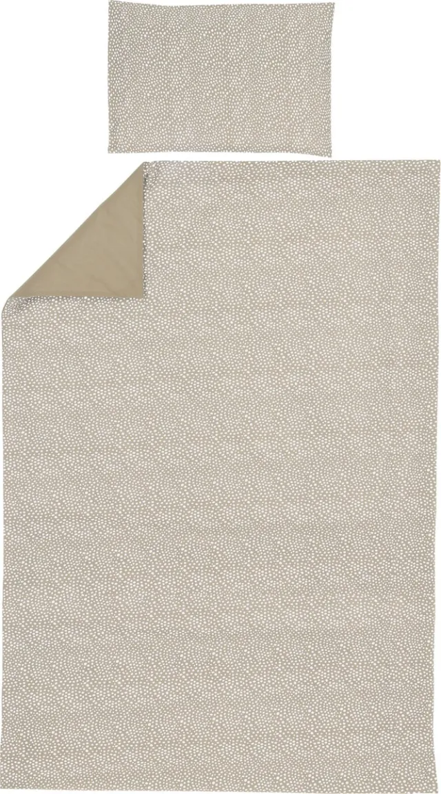 Meyco Home Cheetah/Uni dekbedovertrek eenpersoons - taupe - 140x200/220cm Cheetah Taupe