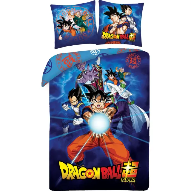 Dragon Ball Z dekbedovertrek Goku 140 x 200 cm polyester multicolor