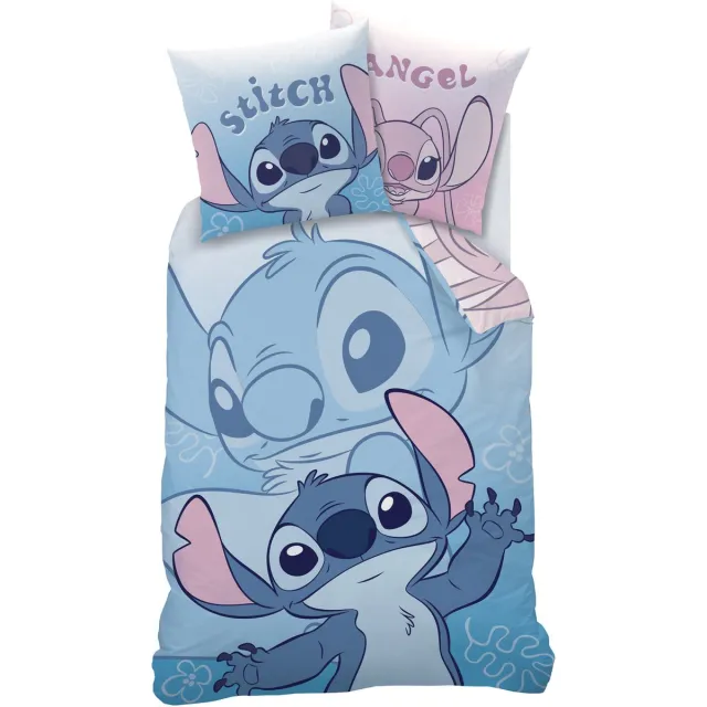 Disney Lilo & Stitch Dekbedovertrek Magic Duo - Katoen Blauw
