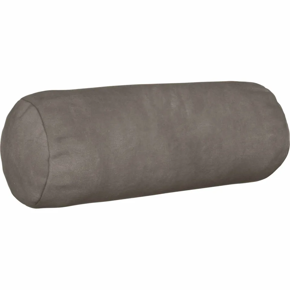 vidaXL Kussensloop 2 st HEERLEN Lichtgrijs Dia. 15 x 40 cm fluweel