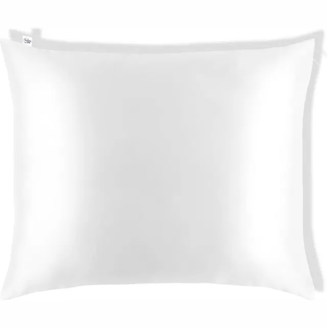 BeautyBySilk 100% Premium Zijden Kussensloop - Hoogste Kwaliteit: 6A Grade & 22 momme - 99,7% Antibacterieel door Zilverionen - Beter dan Katoen/Satijn - Voorkomt Huidirritatie, Acne, Fijne Lijntjes, Rimpels & Haarbreuk - 60x70cm - Wit