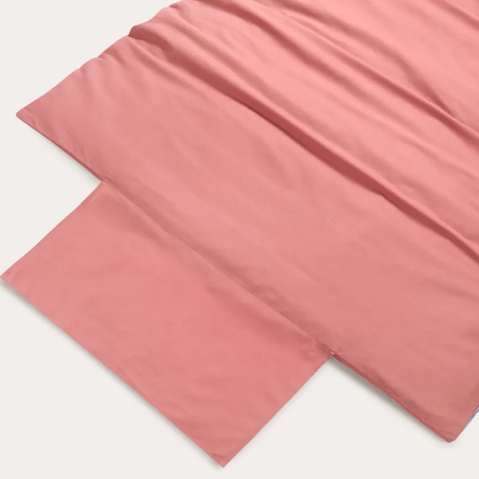 NOUS Kids katoenen kinderdekbedovertrek 120x150 cm - roze, foto 5