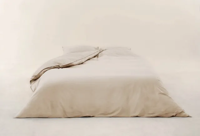 Gualtheri Home dekbedovertrek - 1-persoons (140x200/220 cm) - Beige