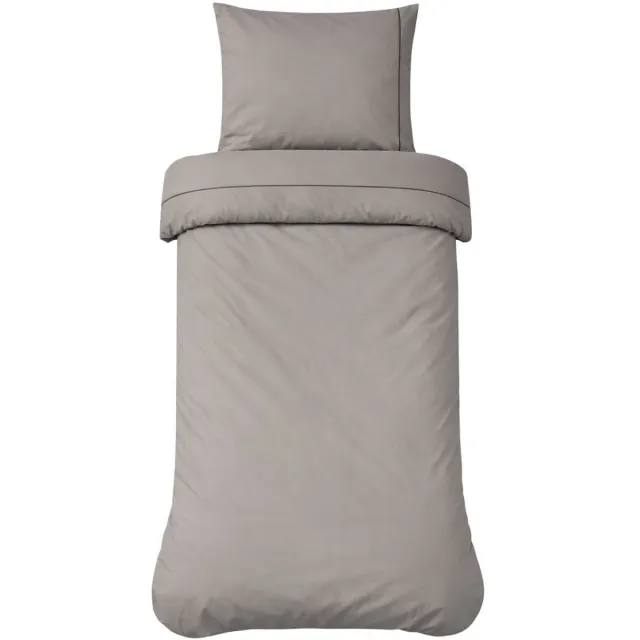 Droomtextiel Papillon Monte Carlo Dekbedovertrek Grijs - 140x200/220 cm - Zeer Hoogwaardige Kwaliteit - Super Zacht