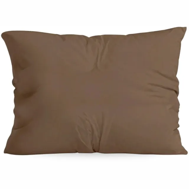 Zelesta Comfort Uni kussenslopen set van 2 - Mokka 80x80cm