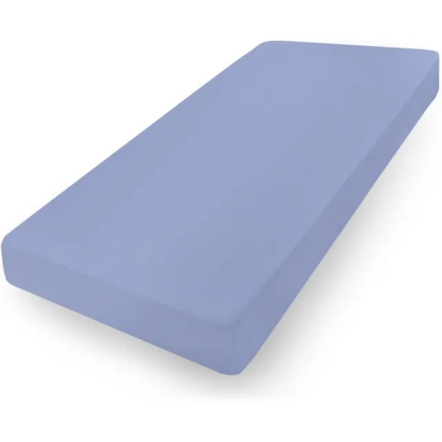 Matex CLASSIC Serie - Jersey Hoeslaken - 150x190/160x200 cm - Nauwsluitend - Blauw