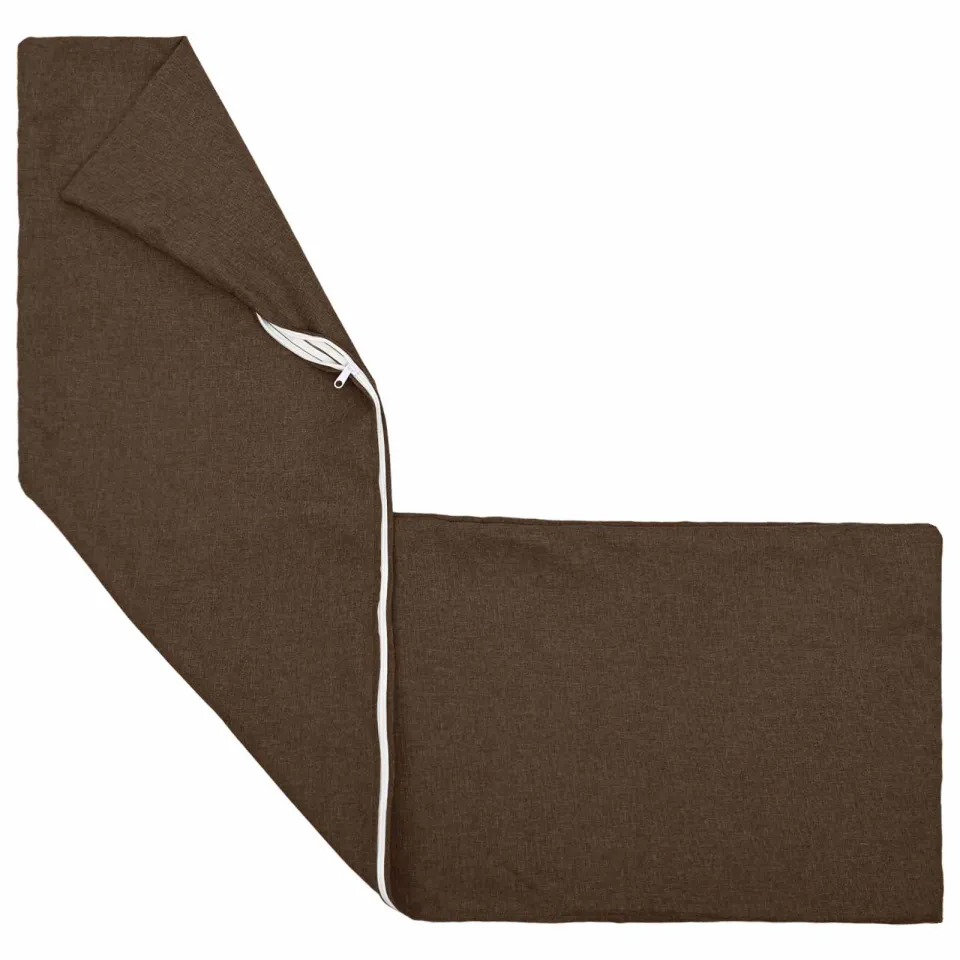 vidaXL Kussensloop HEERLEN Bruin 40 x 145 cm Stof, foto 4