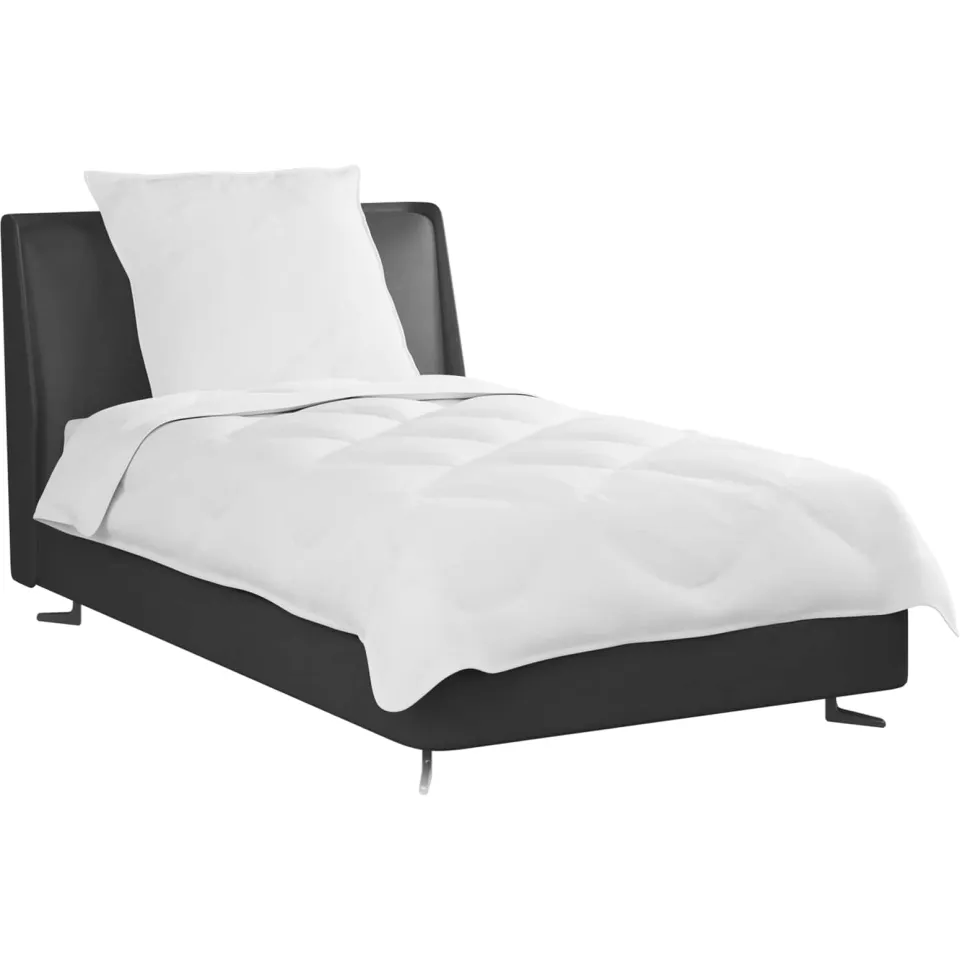 vidaXL Dekbed met kussen 2 st Wit Microvezel, foto 2