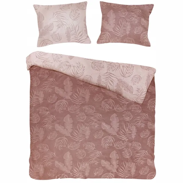 Darymex Luxe jacquard katoenen dekbedovertrekset - Bahama Poederroze